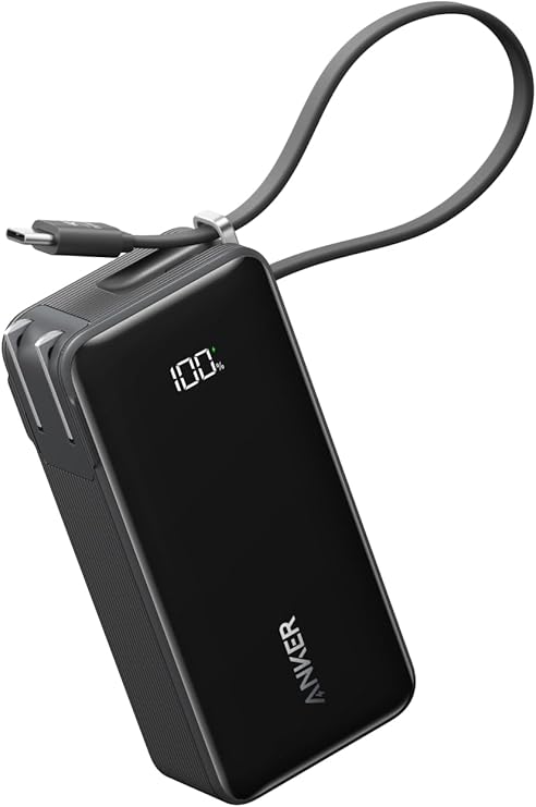 アンカー(ANKER) Power Bank 10000mAh Fusion Built-In USB-C ケーブル A1637