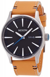 NIXON SENTRY LEATHER 腕時計　NA1051602-00