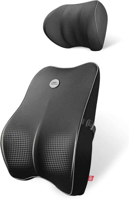 Meikaso 車用低反発腰クッション