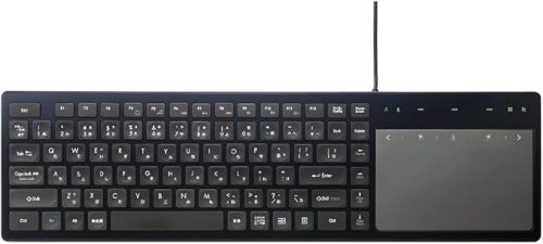 ナカバヤシ(Nakabayashi) Digio2 タッチパッド 有線キーボード FKB-U247