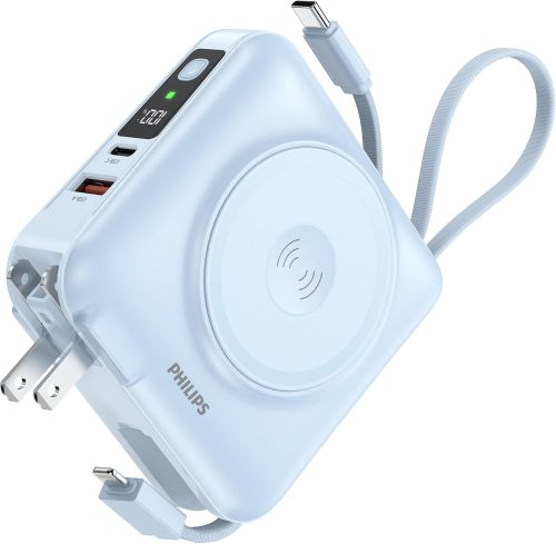 フィリップス(Philips) モバイルバッテリー コンセント一体型 15000mAh DLP4351CU