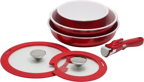 ディーアンドエス(D＆S) シャイニー フライパン・鍋 6点セット DSCW6P