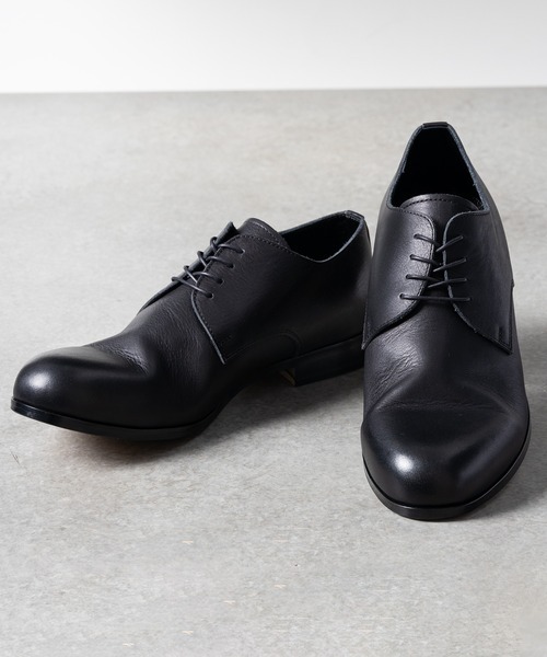 パドローネ(PADRONE) DERBY PLAIN TOE SHOES