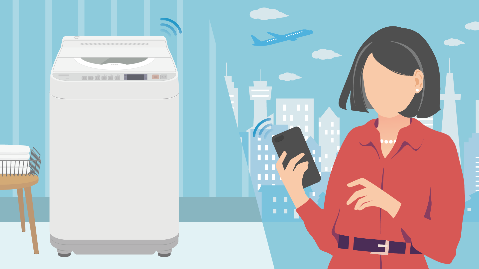 遠隔操作が可能な「スマホ連携」