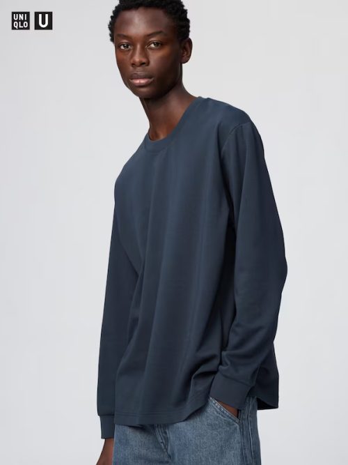 ユニクロ(UNIQLO) エアリズムコットンクルーネックTシャツ