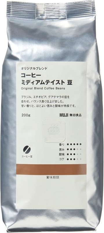 無印良品 オリジナルブレンドコーヒー豆 ミディアムテイスト