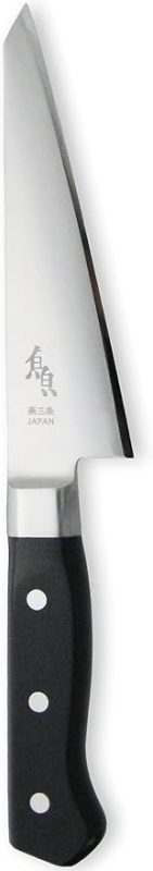 ナガオ(Nagao) 魚さばき包丁 小 刃渡り145mm モリブデンバナジウム鋼 片刃