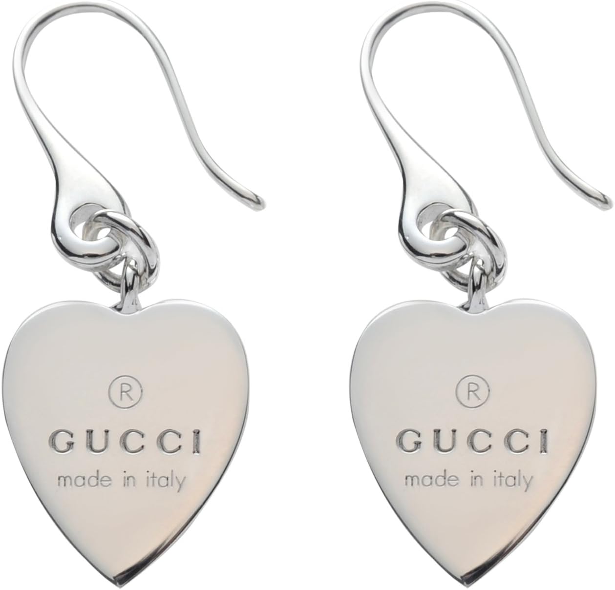 グッチ(GUCCI) ピアス レディース ハートプレート