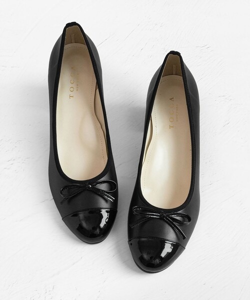トッカ(TOCCA) RIBBON BALLET RAINPUMPS バレエ レインパンプス