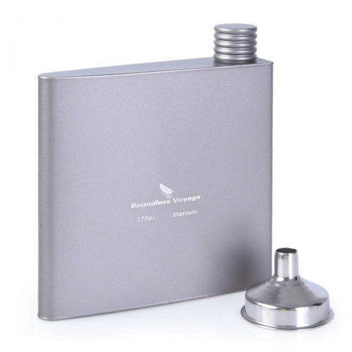 Boundless Voyage チタン製ヒップフラスコ Ti1536B