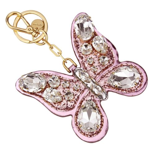 ミュウミュウ(Miu Miu) トリック クリスタル バタフライキーホルダー