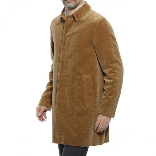 アスペジ(ASPESI) ステンカラ―コート SINGLE-BREASTED VELVET COAT