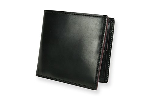 ガンゾ(GANZO) SHELL CORDOVAN 2 小銭入れ付き二つ折り財布 wgan57128