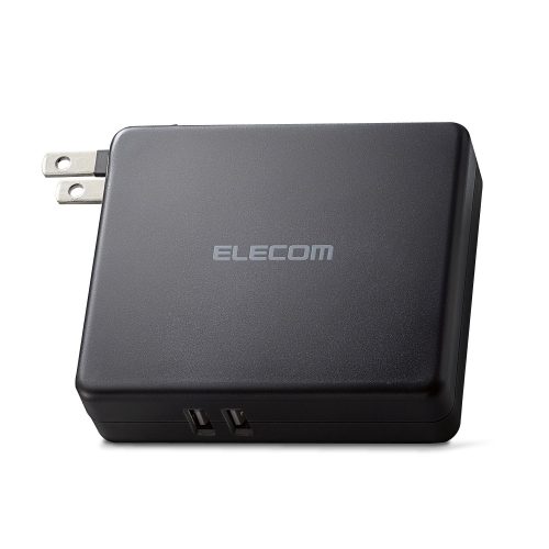 エレコム(ELECOM) AC充電器一体型モバイルバッテリー DE-AC01-N5824BK
