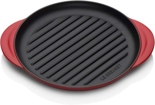 ル・クルーゼ(LE CREUSET) ラウンド・グリル 25cm チェリーレッド