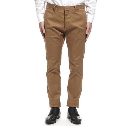 ディースクエアード(DSQUARED2) ノープリーツスラックス STRETCH COTTON COOL GUY PANTS