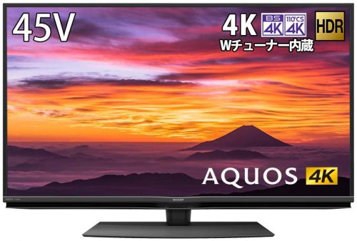シャープ(SHARP) 45V型 4Kチューナー内蔵 液晶テレビ AQUOS 4T-C45BN1