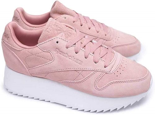 リーボック(Reebok) 厚底 レザー チャンキー ウィメンズ CL LTHR DOUBLE EF