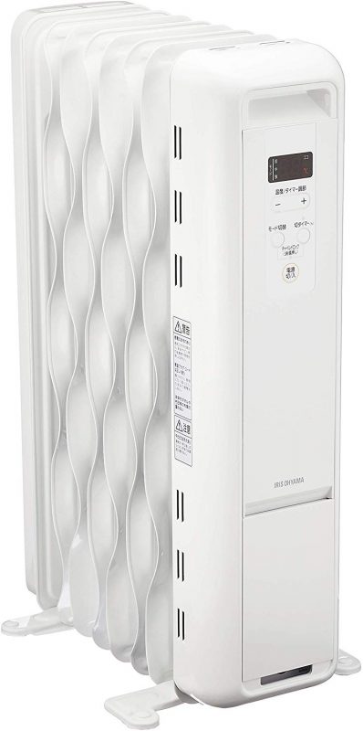 アイリスオーヤマ(IRIS OHYAMA) ウェーブ型オイルヒーター IWH2-1208M