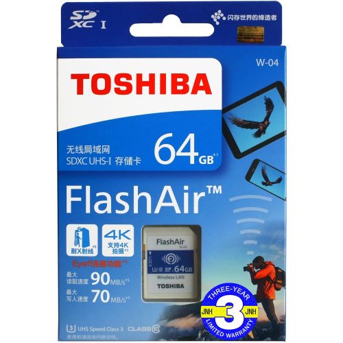 東芝(TOSHIBA) FlashAir SD-UWAシリーズ<W-04> SD-UWA064G