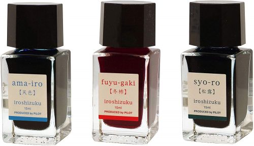 パイロット(PILOT) 万年筆インキ 色彩雫(iroshizuku) mini 3色セット