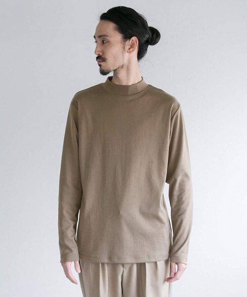 アーバンリサーチ(URBAN RESERCH) スムースモックネックカットソー