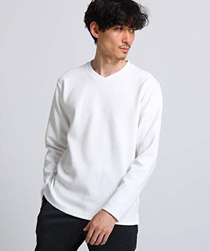 タケオキクチ(TAKEO KIKUCHI) ブリスターVネックロングスリーブプルオーバー