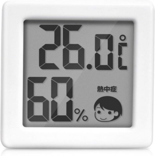ドリテック(DRETEC) 小さいデジタル温湿度計 O-257