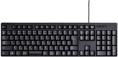 エレコム(Elecom) キーボード 有線 メンブレン ブラック TK-FFCM01BK