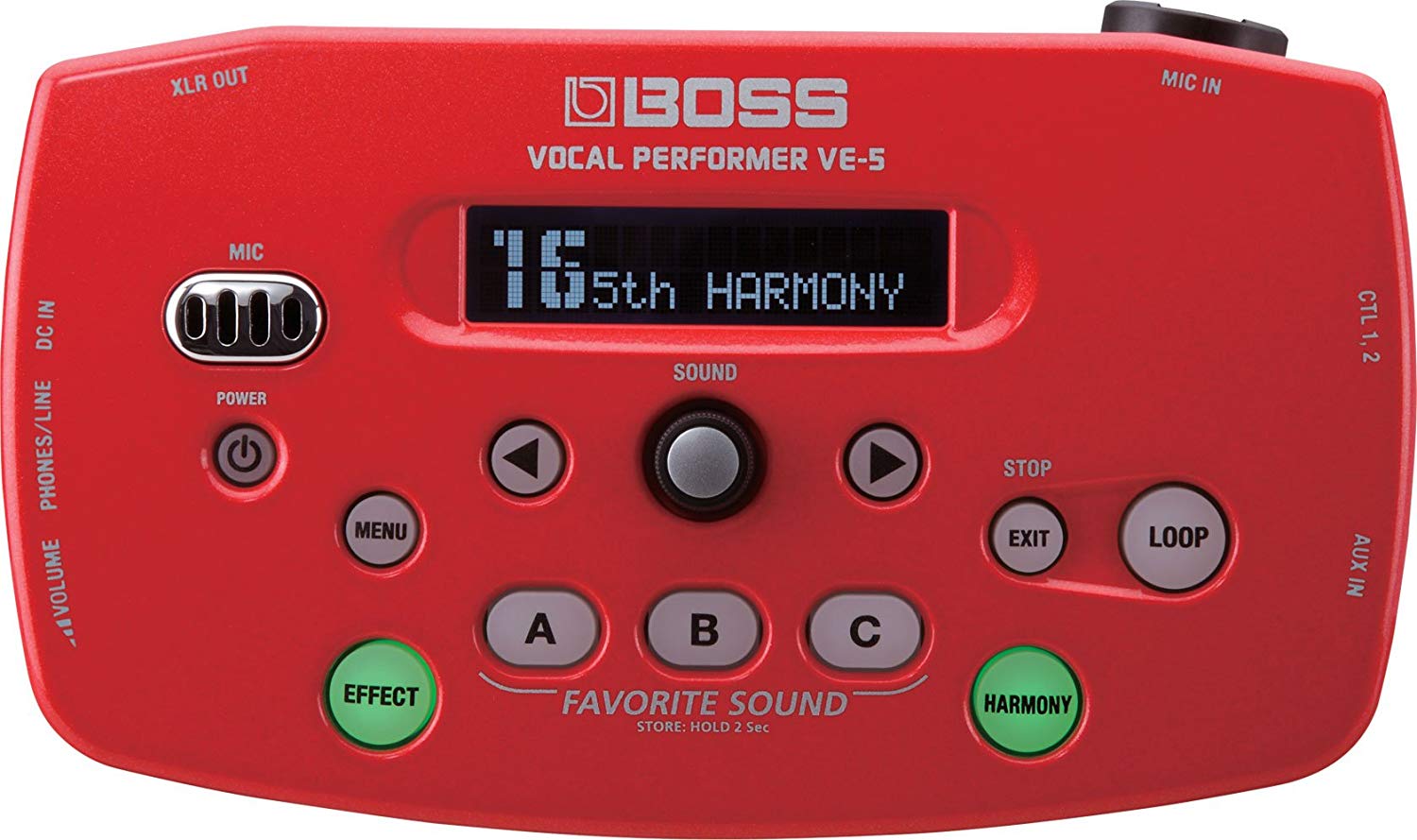 ボス(BOSS) ボーカルエフェクター Vocal Performer VE-5-RD