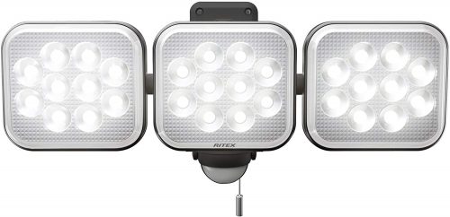 ムサシ RITEX フリーアーム式LEDセンサーライト LED-AC3036