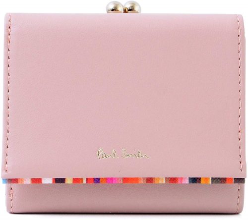 ポールスミス(Paul Smith) クロスオーバーストライプトリム 三つ折り財布