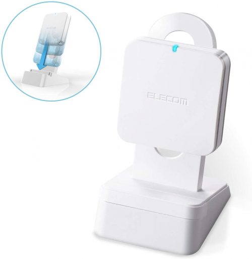 エレコム(ELECOM) Qi対応 ワイヤレス充電器 W-QS03XWH