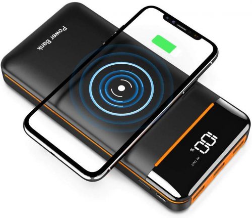 RLERON モバイルバッテリー Qi ワイヤレス充電器