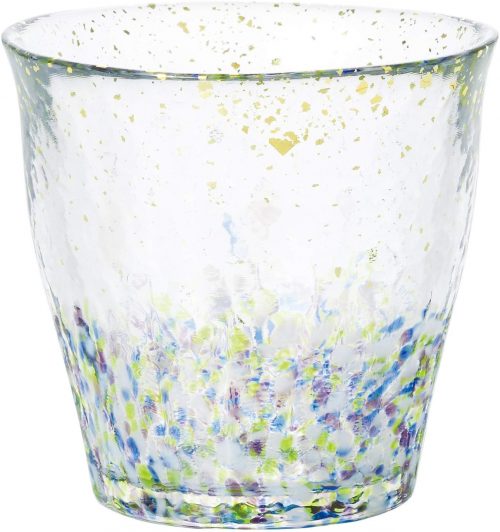 アデリア(ADERIA) 津軽びいどろ 氷華金彩ロックグラス 雫