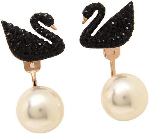 スワロフスキー(Swarovski) スワロフスキー アイコン スワン ジャケットピアス