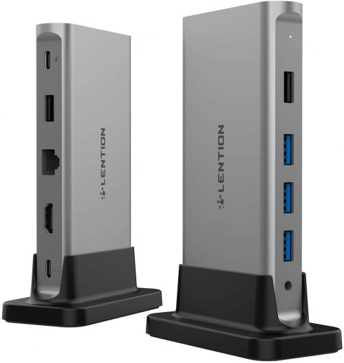 LENTION USB Type-Cハブ ドッキングステーション CB-D53