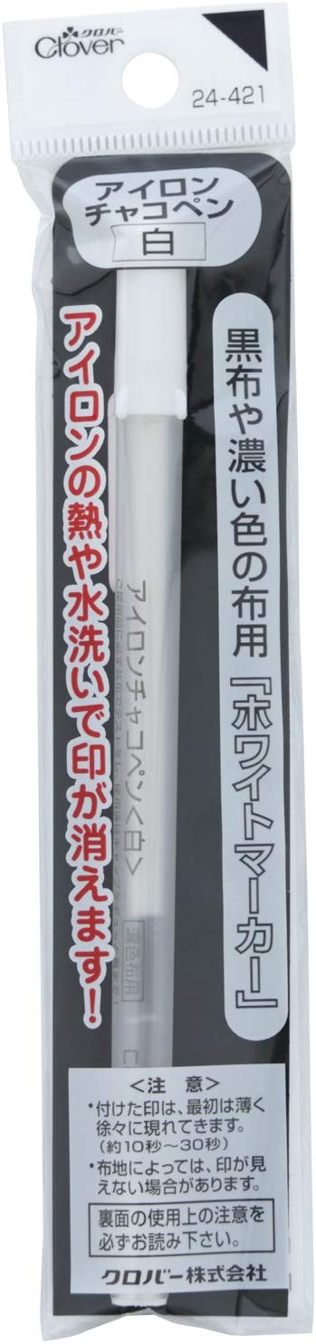 クロバー(Clover) アイロンチャコペン 白