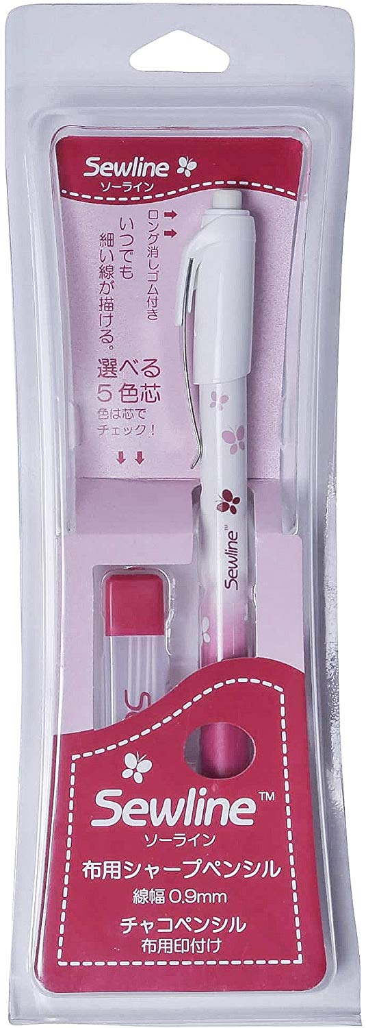 ソーライン(Sewline) シャープペンシル 替芯セット 0.9mm 白 SEW50037