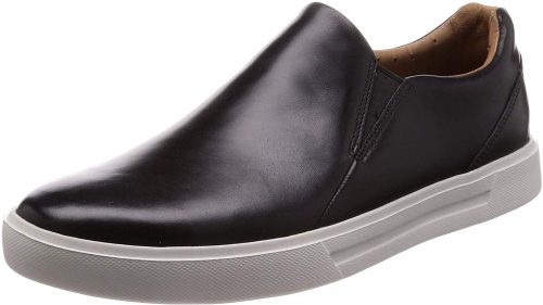 クラークス(Clarks) アンコスタステップ ブラックレザースリッポン