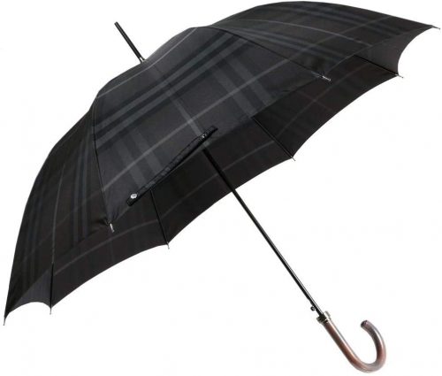 バーバリー(Burberry) チェック柄カバー付長傘雨傘
