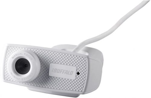 バッファロー(iBUFFALO) マイク内蔵120万画素Webカメラ BSWHD06MWH