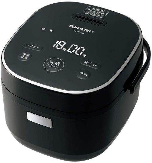 シャープ(SHARP) 黒厚釜 球面炊き 炊飯器 KS-CF05B