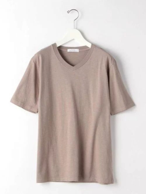 ユナイテッドアローズ グリーンレーベルリラクシング(UNITED ARROWS green label relaxing) SCガーメントダイスラブVネック半袖Tシャツカットソー