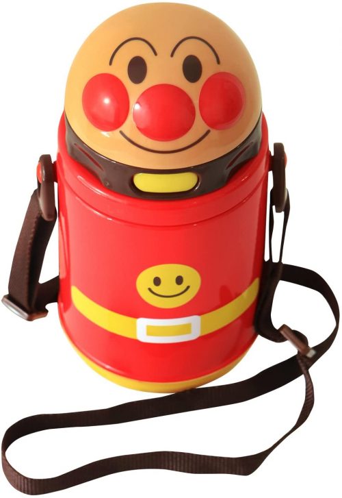レック アンパンマン ストロー付 ダイカット水筒 保冷タイプ 400ml KK318