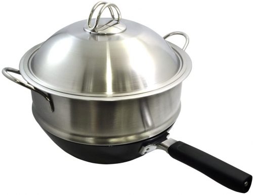 貝印 脇屋匠鍋 28cm(蒸し燻製兼用セット)DY-5302
