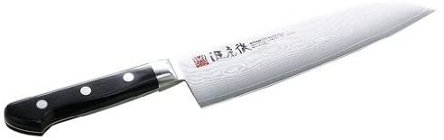 安田刃物 源虎徹 ダマスカス鋼 三徳型 M100