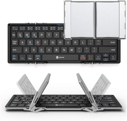 アイクレバー(iClever) 折畳み式Bluetoothキーボード IC-BK03