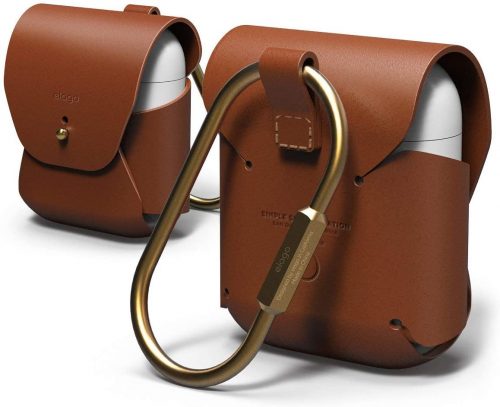 エラゴ(elago) AIRPODS LEATHER CASE for AirPods