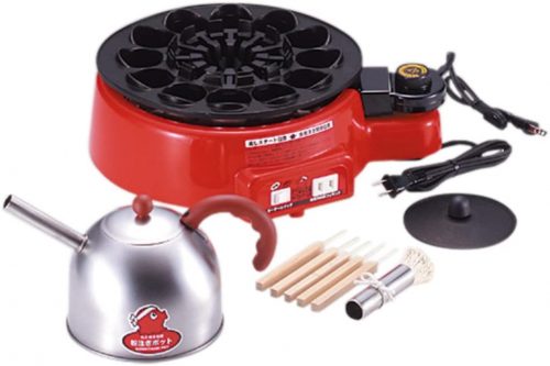 杉山金属 MT.CEDAR たこ焼き工場トントン 自動返し式たこ焼き器 KS-2614
